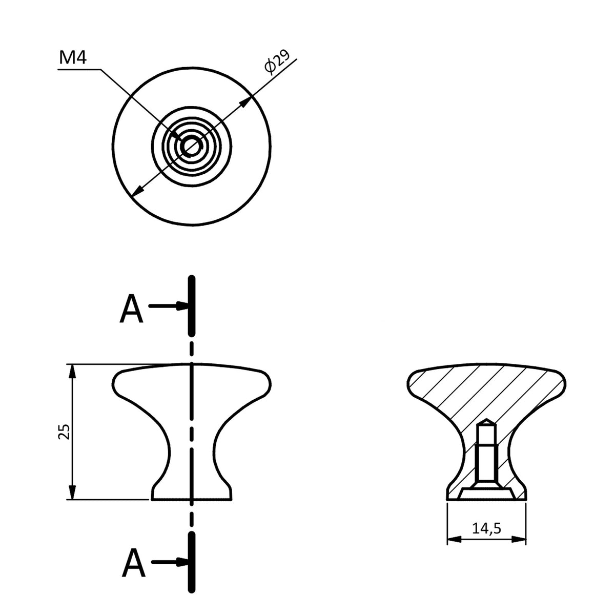 Möbelknopf MK118