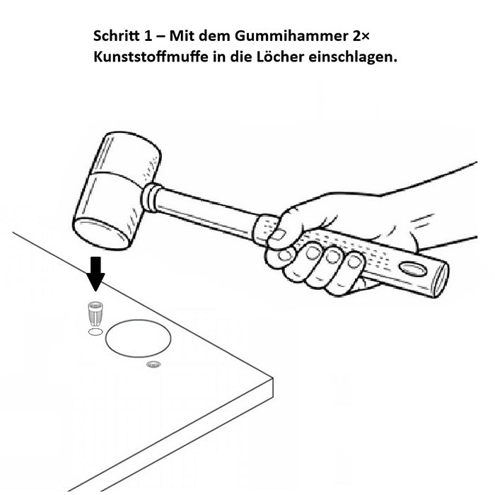 Scharnier-Set mit Soft-Close für IKEA Faktum