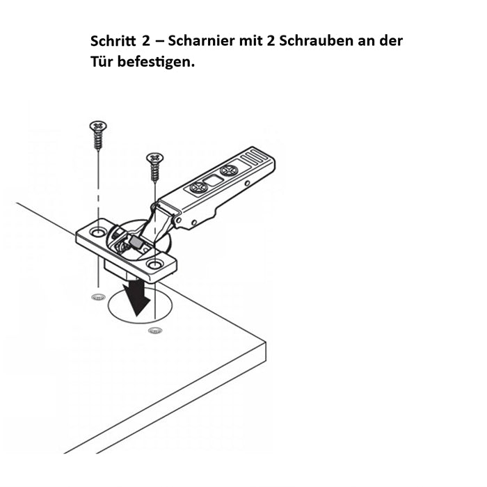 Scharnier mit Soft-Close für IKEA Faktum
