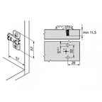 Scharnier-Set mit Soft-Close für IKEA Faktum