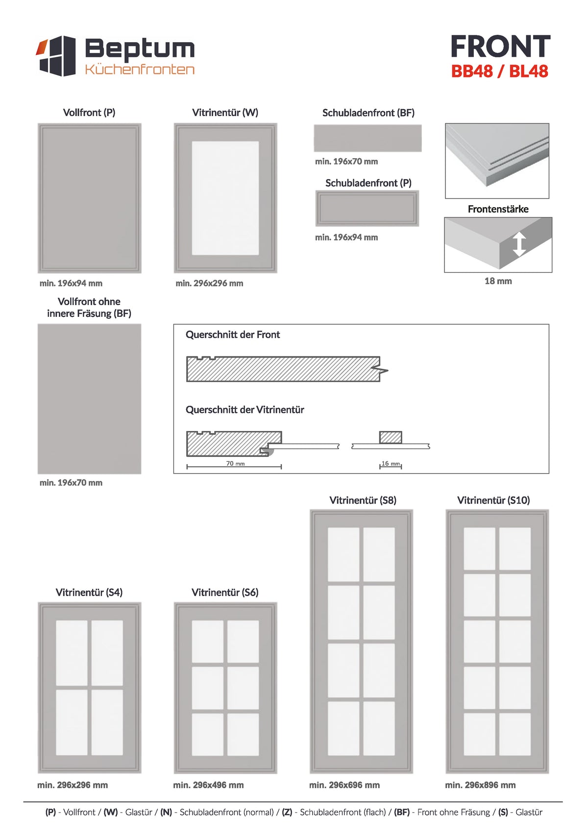 3D-Folien Musterfront BB48