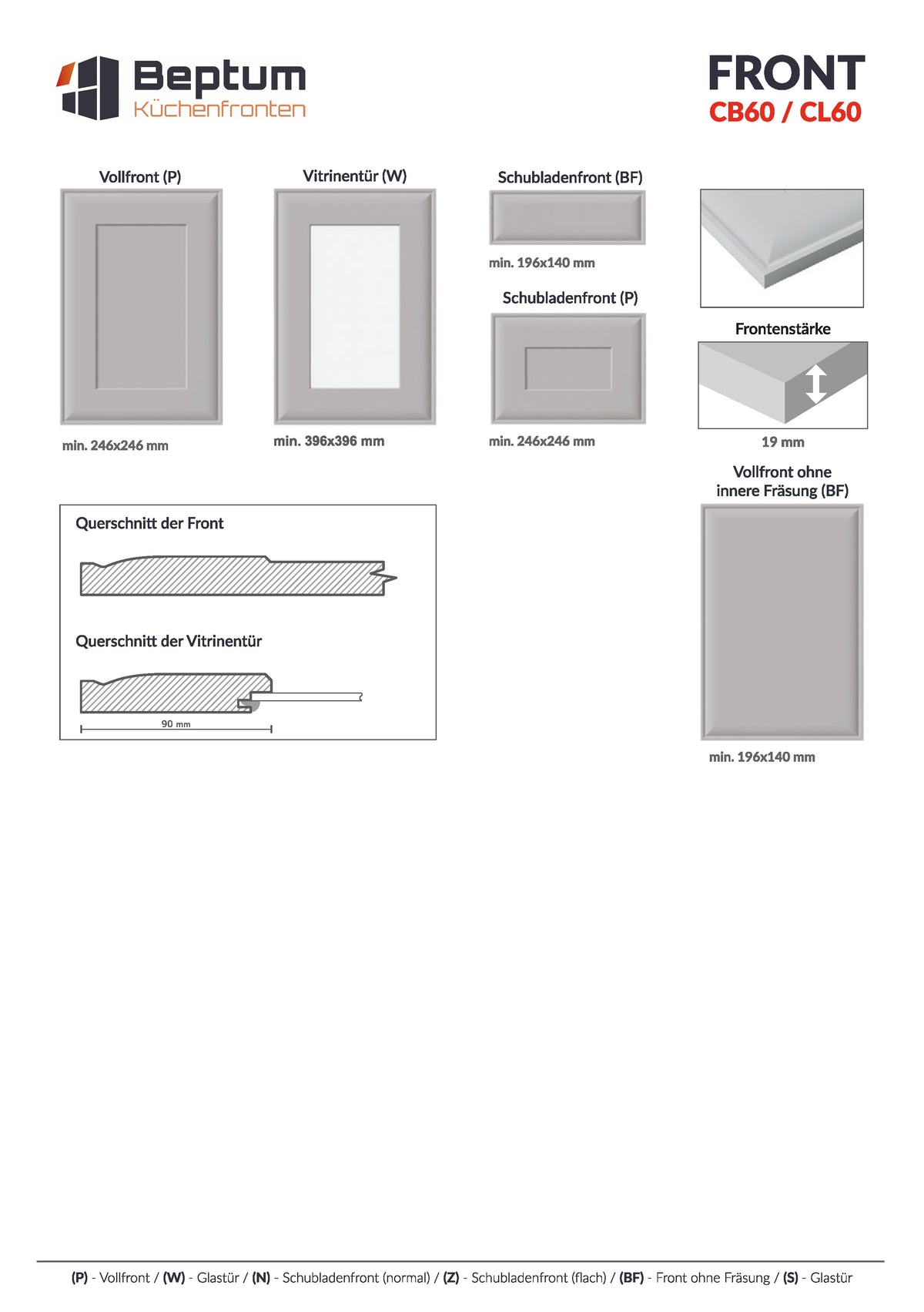 3D-Folienfront CB60