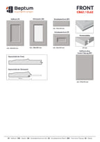 Lackierte Musterfront CL62