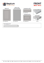 Lackierte Front BL13