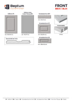 Lackierte Front BL14