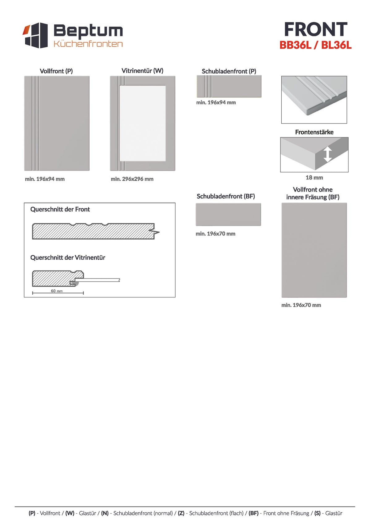3D-Folien Musterfront BB36L