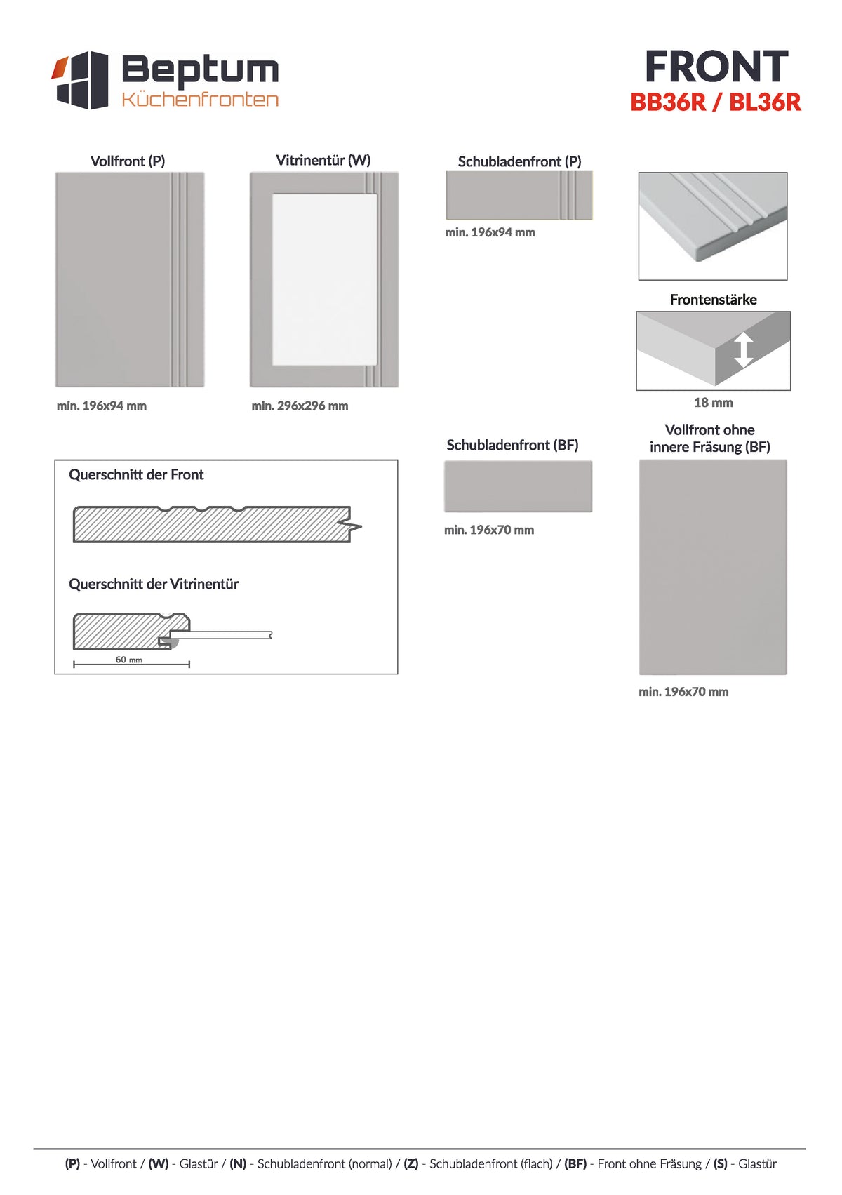 3D-Folienfront BB36R