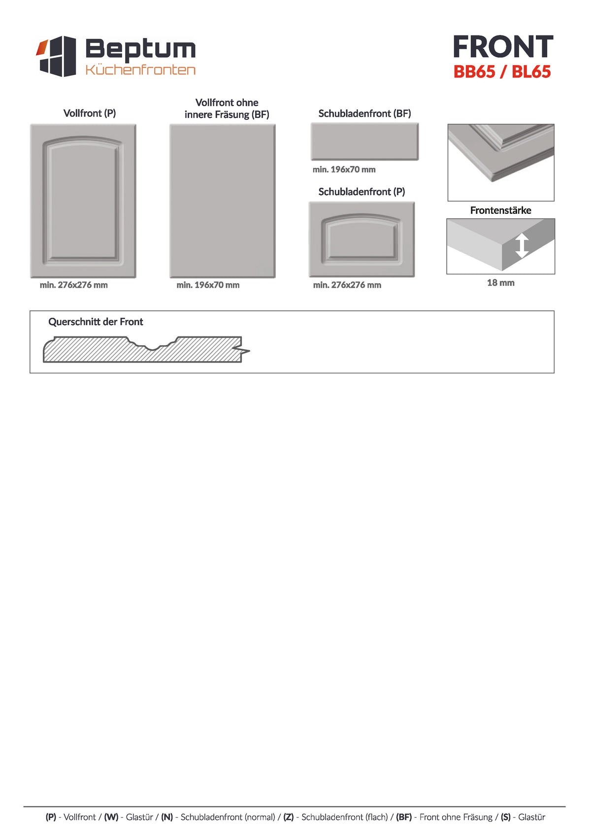 3D-Folienfront BB65