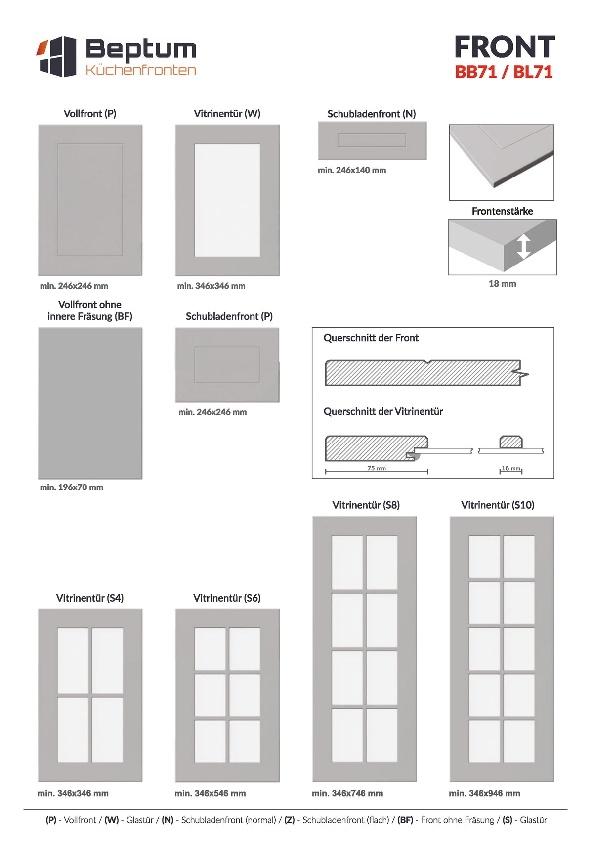 3D-Folienfront BB71