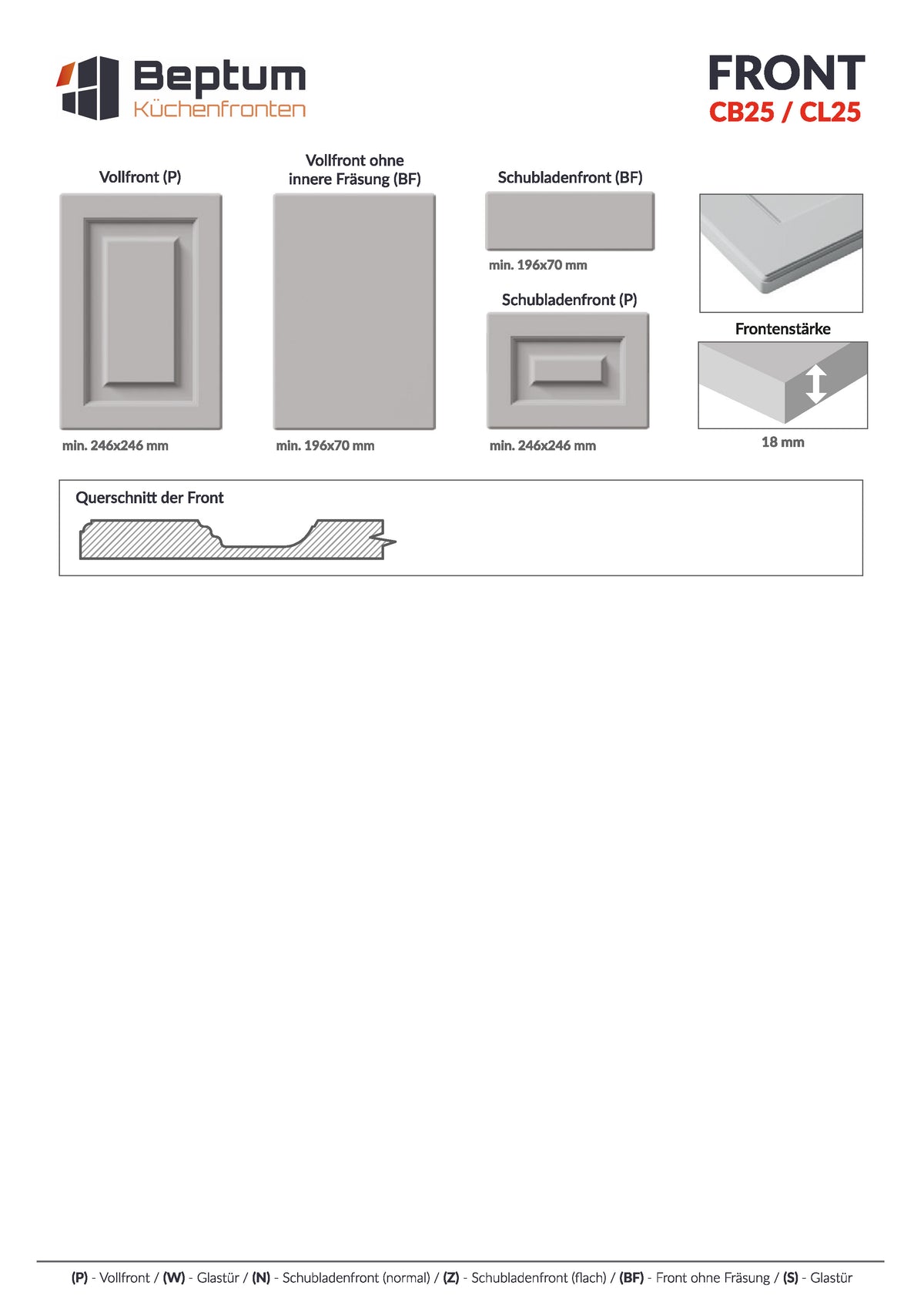 3D-Folien Musterfront CB25