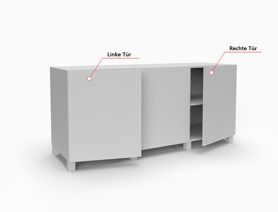 IKEA BESTA Sideboard mit linker und rechter Tür